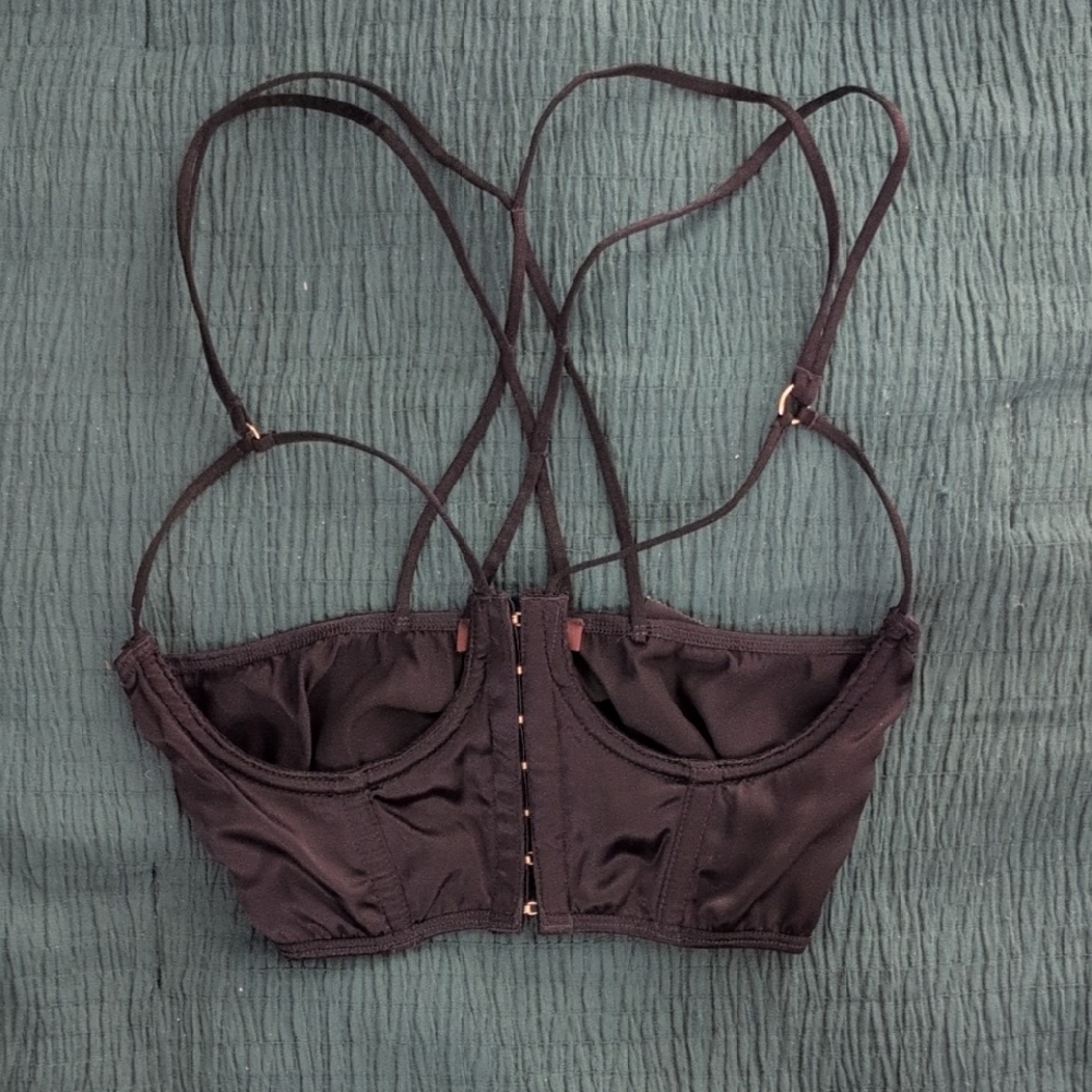 Elegant Coco De Mer Black Women's Bralette